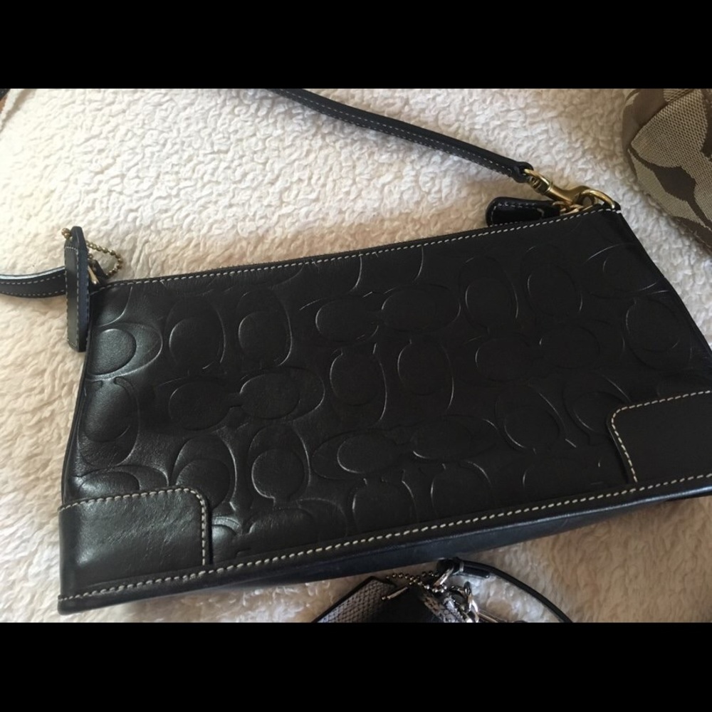 Vintage COACH Black Leather Purse